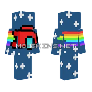 Nyan Cat Is Sus Minecraft skin