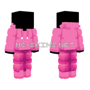 Ob Pink Hoodie W Jeans Minecraft skin
