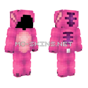 Ob Pink Stitch Onesie Minecraft skin