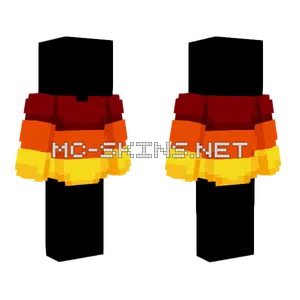 Ob Red Orange Yellow Sweater Fade Minecraft skin