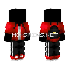 Ob Red White T W Black Jeans Bag Minecraft skin
