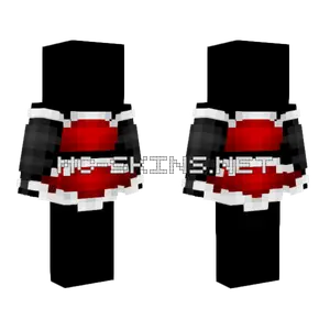 Ob Red Xmas Dress w Gloves Minecraft skin