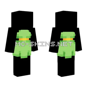 Ob Silk Frog Green Dress Minecraft skin