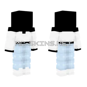 Ob Soft White Top Light Jeans Minecraft skin