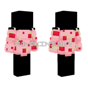 Ob Strawberry Shortcake Pink Minecraft skin