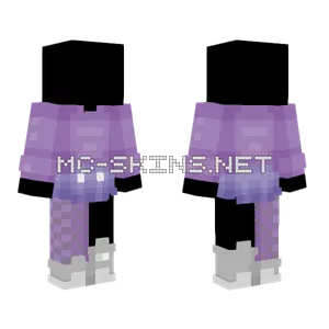 Ob Sweater Shorts Purple Minecraft skin