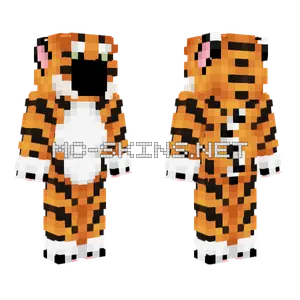 Ob Tiger Onesie Minecraft skin