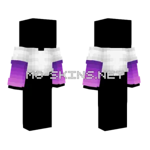 Ob White Crop Purple Ombre Minecraft skin