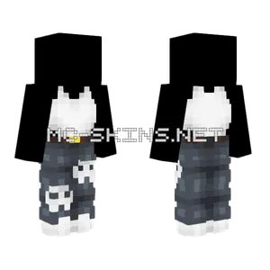 Ob White Tanktop Skull Jeans Minecraft skin