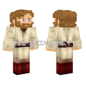 Obi Wan Kenobi Battle Robes Minecraft skin
