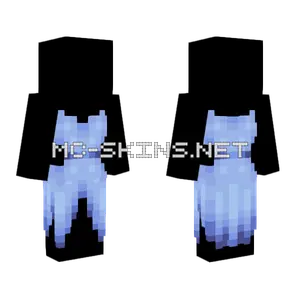 Oblong Blue Moon Dress V2 Minecraft skin