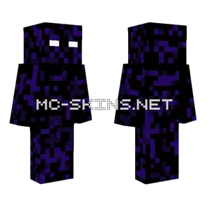 Obsidian Man Minecraft skin