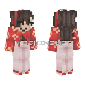 Oc Fit Flowers Minecraft skin
