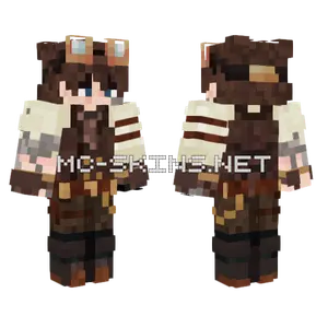 OC WIP Steampunk Girl Minecraft skin