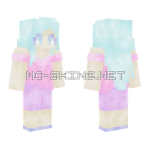 Ocean Mirage Girl Minecraft skin
