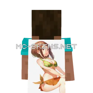 Ochaco Uraraka Bikini cape, outside and lining
