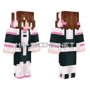 Ochaco Uraraka Hero Outfit Minecraft skin
