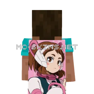 Ochako Uraraka cape, outside and lining