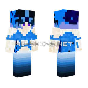 Off The Deep End Eyelashes Minecraft skin
