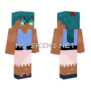 Office Worker Blue Shirt Minecraft skin