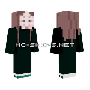 Okame Noh Mask Unfinished Minecraft skin