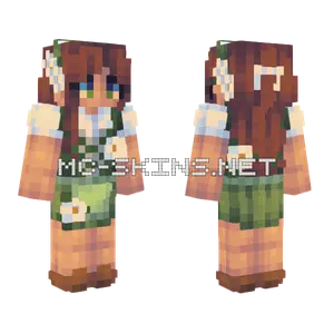 Oktoberfest Girl Minecraft skin