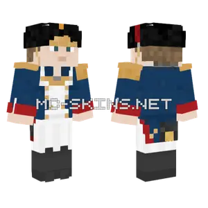 Old Guard Leutnant Minecraft skin