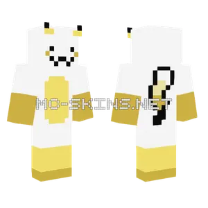 Old Pikachu Minecraft skin