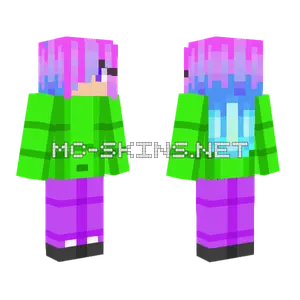 Ombre Day 22 Minecraft skin