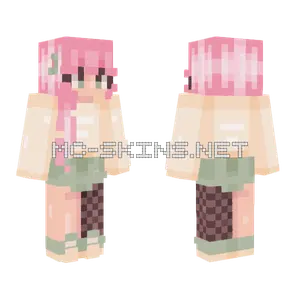 Omg Noooo Pink Hair Minecraft skin