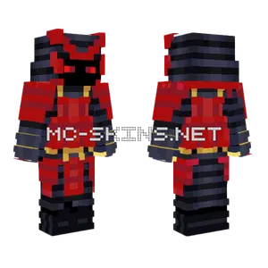 Oni Rojo Minecraft skin