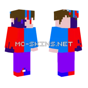 Oppisite Corrupted Minecraft skin