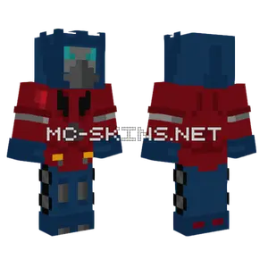 Optimus Prime Minecraft skin