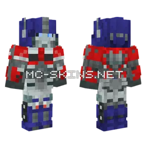 Optimus Prime 2023 Minecraft skin