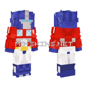Optimus Prime Classic Minecraft skin
