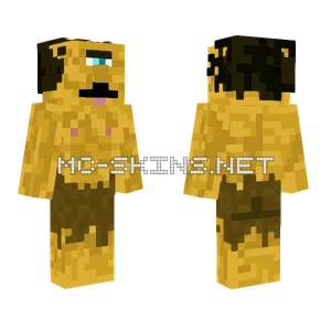 Orange Alpha Man Minecraft skin