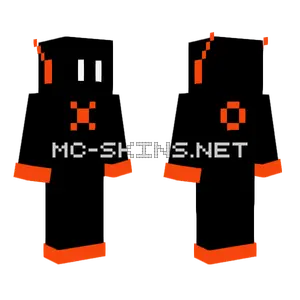 Orange and Black Robot