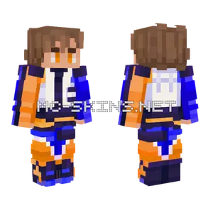 Orange and Blue Uniform