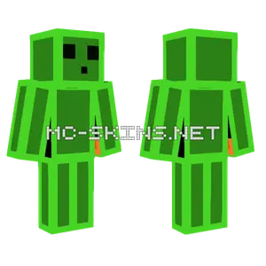 Orange and Green Slime Suit