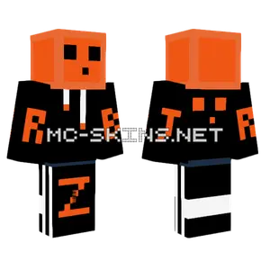 Orange And Red Slime Minecraft skin