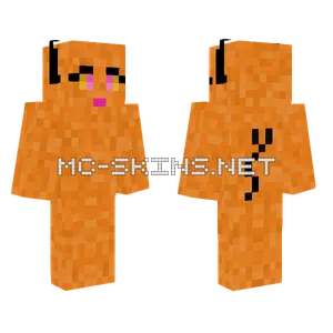 Orange Blob Monster