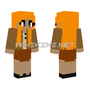 Orange Boy Minecraft skin