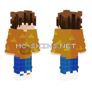 Orange Boy Minecraft skin