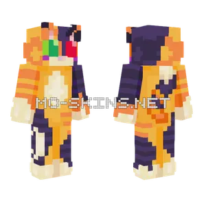 Orange Cat Minecraft skin