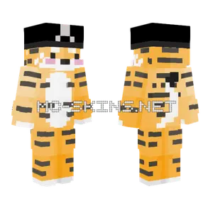 Orange Cat Minecraft skin