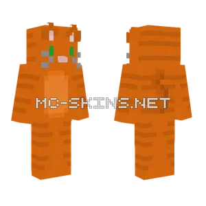 Orange Cat Minecraft skin