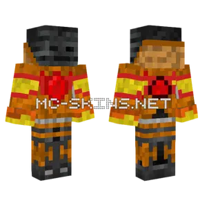 Orange Cat Character Minecraft skin