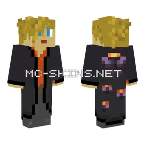Orange Cat Outfit Minecraft skin
