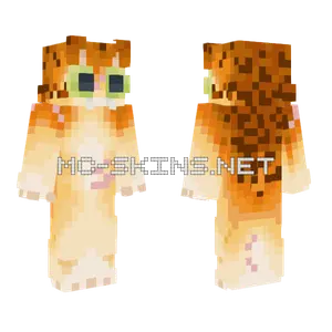 Orange Cat Skin Minecraft skin