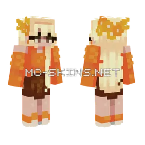 Orange Ce Minecraft skin